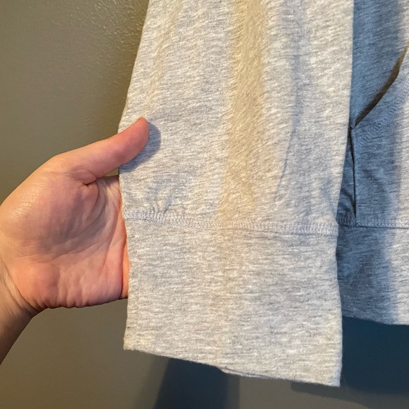 NWT Ideology Sz 4X Women’s Grey Whisper Lightweight Zip-up Hoodie Sweatshirt Top - Picture 3 of 12